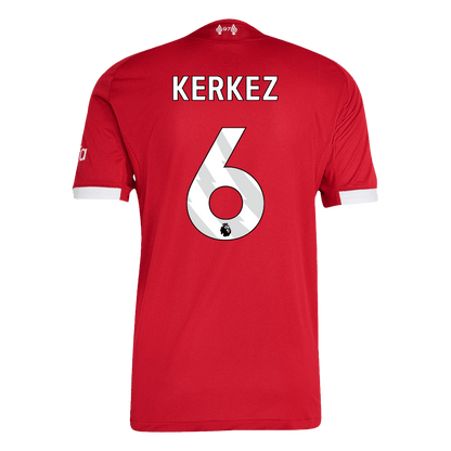 KERKEZ #6 Játékos Liverpool Otthon Soccer Mez 25/26 Piros