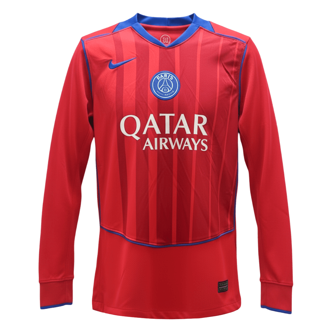 PSG Harmadik Hosszú Ujjú Mez 2025/26 Piros