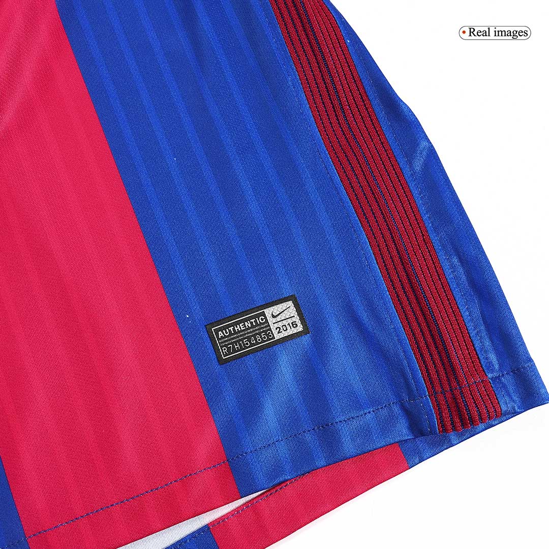Barcelona Otthon Retro Futball Mez 2016/17 Piros&Kék