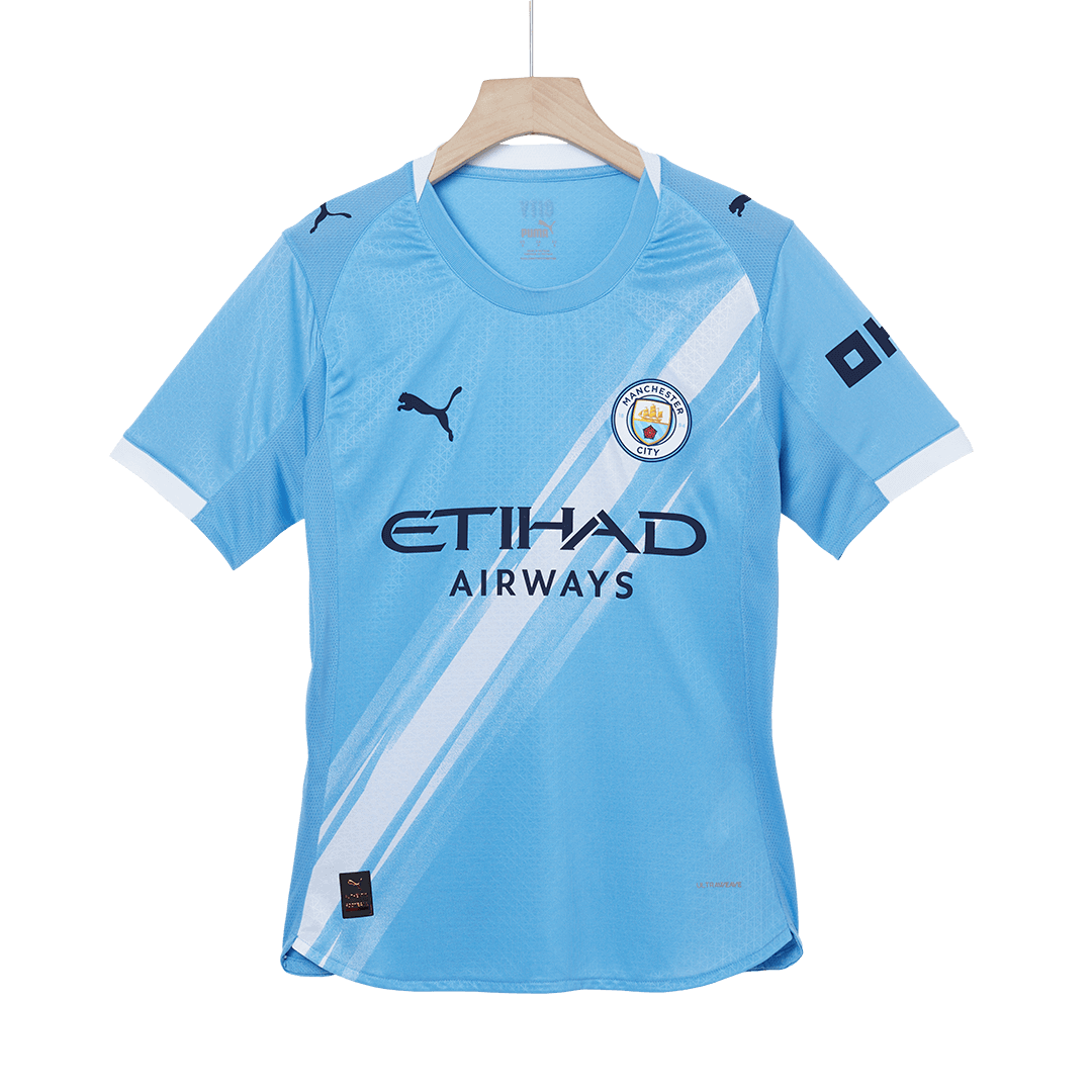 DE BRUYNE #17 Manchester City Játékos Otthon Mez 2025/26 Kék