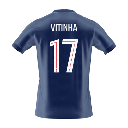 VITINHA #17 PSG Hazai Futball Mez 2025/26 Sötétkék
