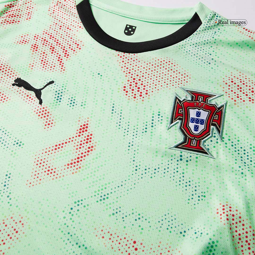 Portugália Idegenbeli Futball Mez 2025 Zöld