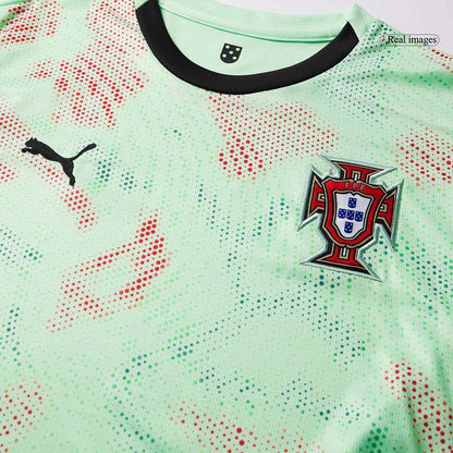 Portugália Idegenbeli Futball Mez 2025 Zöld