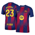 KOUNDE #23 Barcelona Játékos Otthon Mez 2025/26 Piros & Kék