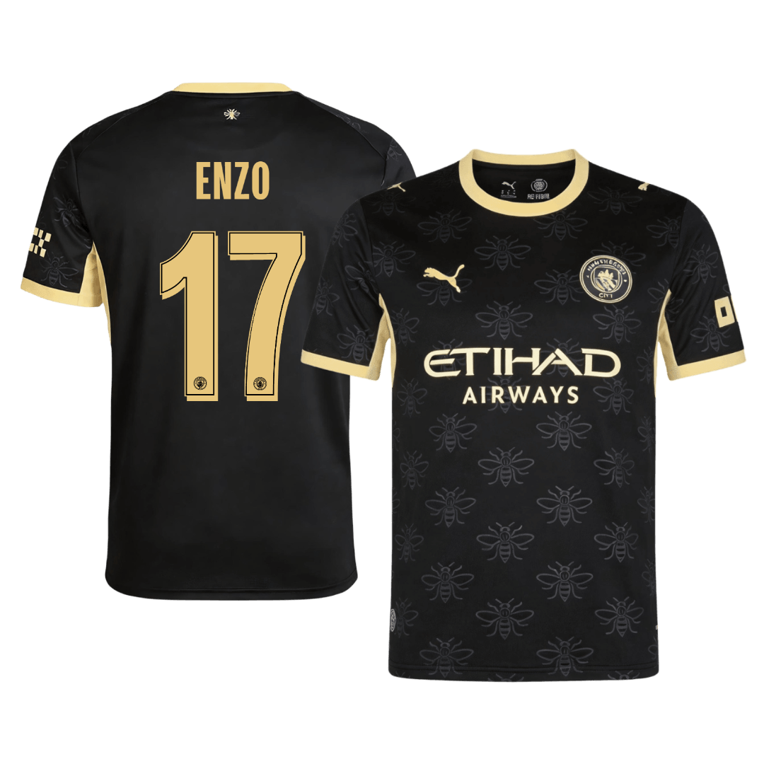 ENZO #17 Manchester City Idegenbeli Mez 2026/27 Fekete