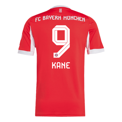 KANE #9 Bayern Munich Otthon Soccer Mez 2025/26 Piros