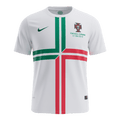 Portugália Idegenbeli Retro Futball Mez 2012 Fehér