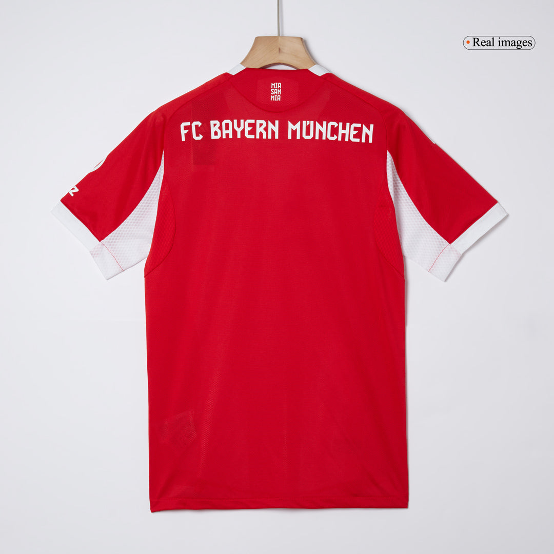 UPAMECANO #2 Bayern Munich Játékos Otthon Mez 2025/26 Piros