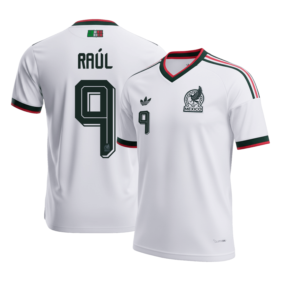 RAÚL #9 Mexikó Idegenbeli Mez 2026 Fehér