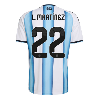L.MARTÍNEZ #22 Argentína Hazai Világbajnoki Mez 2026