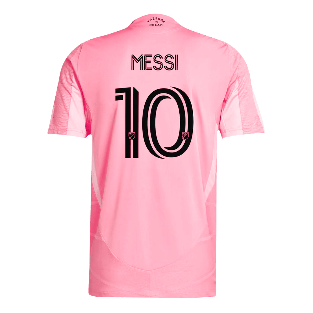 MESSI #10 Játékos Inter Miami CF Otthoni Soccer Mez 2025 Rózsaszín