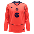 Barcelona Harmadik Hosszú Ujjú Mez 2025/26 Narancs