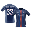 ZAïRE EMERY #33 PSG
 Otthon Futball Mez 2025/26 Sötétkék