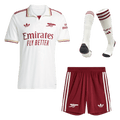 Arsenal Harmadik Mez Szett (Mez+Nadrág+Zokni) 2025/26 Fehér