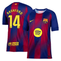 RASHFORD #14 Barcelona Otthon Soccer Mez 2025/26 Piros&Kék