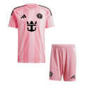 Inter Miami Otthoni Soccer Mez Készlet(Mez+Rövidnadrág) 2025 Rózsaszín