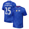 WORLD CHAMPIONS #25 Játékos Chelsea Otthon Soccer Mez 2025/26 Kék - with chest badge