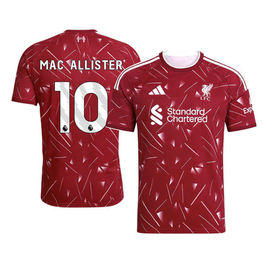 MAC ALLISTER #10 Liverpool Hazai Futball 2026/27 Piros