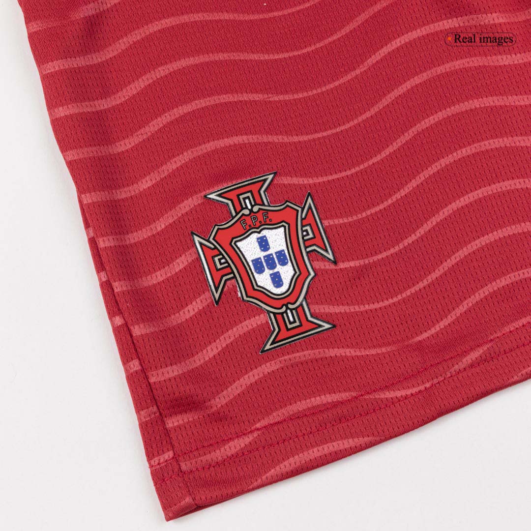 Portugália RONALDO #7 Gyerek Hazai Világbajnokság Mez Készlet(Mez+Nadrág) 2026 Piros