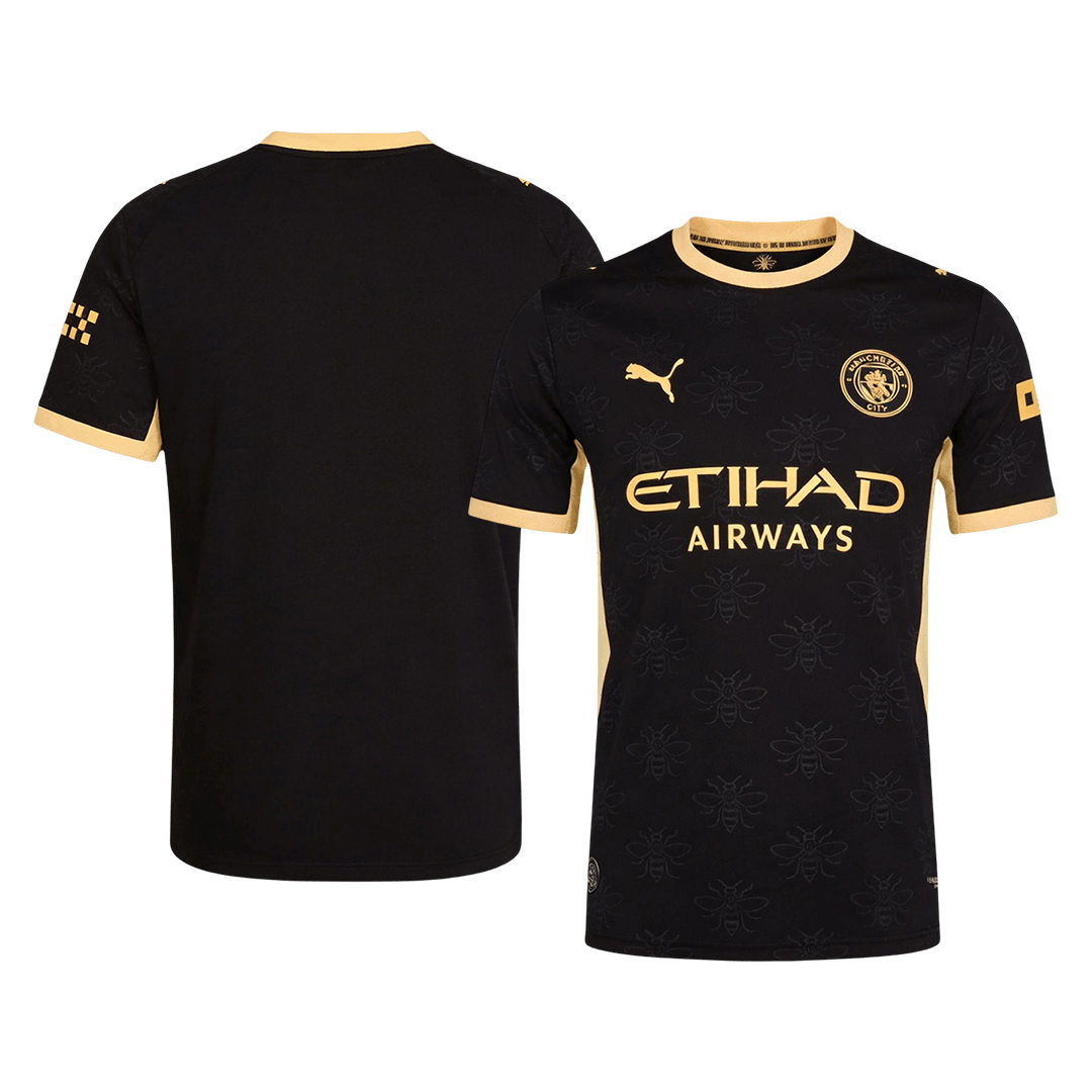 Manchester City Játékos Verzió Idegenbeli Mez 2026/27 Fekete