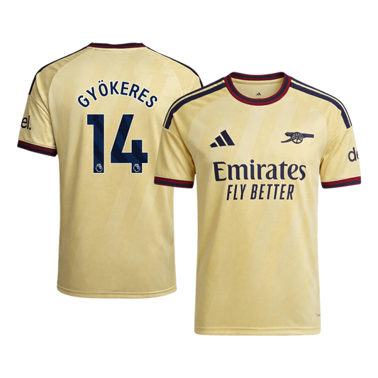 GYÖKERES #14 Arsenal Játékos Verzió Harmadik Mez 2026/27 Sárga
