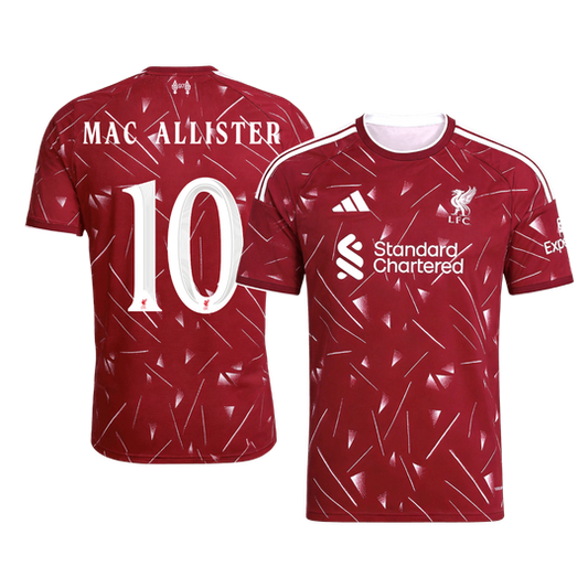 MAC ALLISTER #10 Liverpool Hazai - UCL Futball 2026/27 Piros