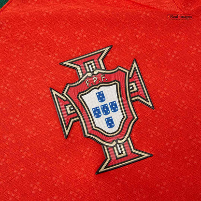 Portugália Játékos Otthon Mez 2025 Piros