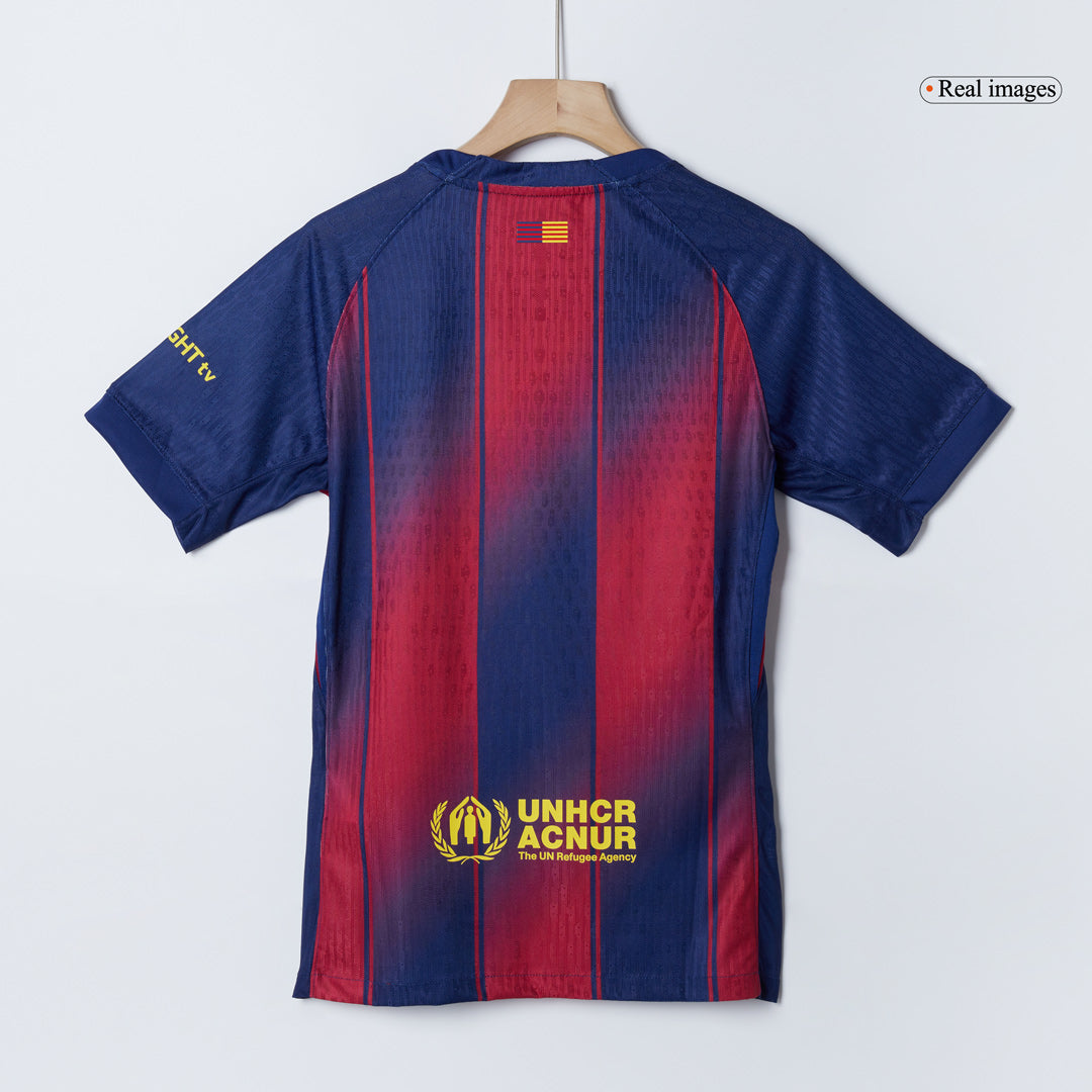 LEWANDOWSKI #9 Játékos Barcelona Otthon Soccer Mez 2025/26 Piros&Kék