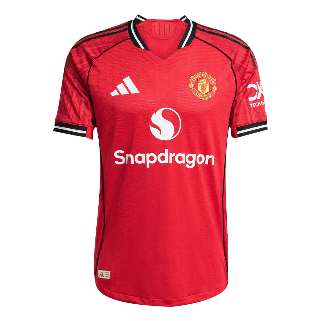 ŠEŠKO #30 Manchester United Játékos Otthon Mez 2025/26 Piros