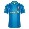 Barcelona Idegenbeli Retro Futball Mez 2007/08 Kék