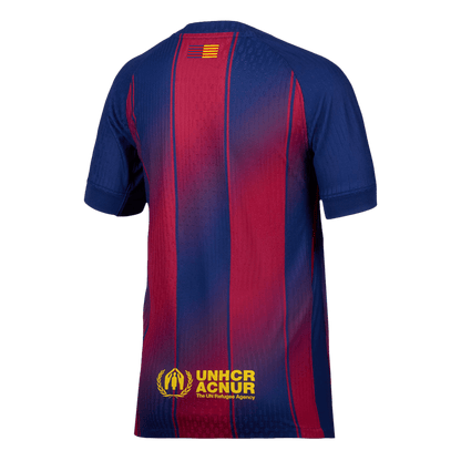 Játékos  Barcelona Otthon Soccer Mez 2025/26 Piros&Kék