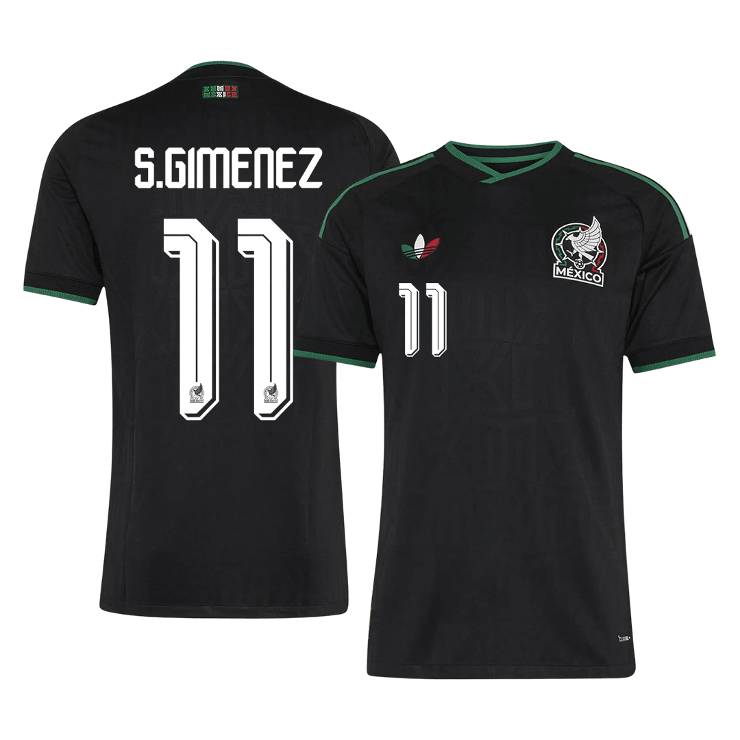 S.GIMENEZ #11 Mexikó Játékos Verzió Harmadik Mez Világbajnoki 2026 Fekete