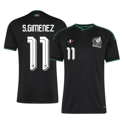 S.GIMENEZ #11 Mexikó Játékos Verzió Harmadik Mez Világbajnoki 2026 Fekete