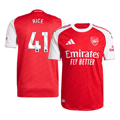 RICE #41 Játékos Arsenal Otthoni Soccer Mez 2025/26 Piros