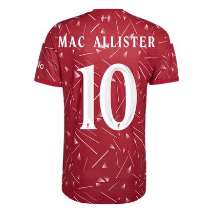 MAC ALLISTER #10 Liverpool Játékos Verzió Hazai Mez 2026/27 Piros - UCL