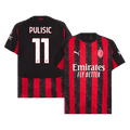 PULISIC #11 AC Milan Otthoni Soccer Mez 2025/26 Piros&Fekete