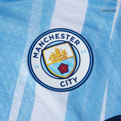 HAALAND #9 Manchester City Játékos Otthon Mez 2025/26 Kék