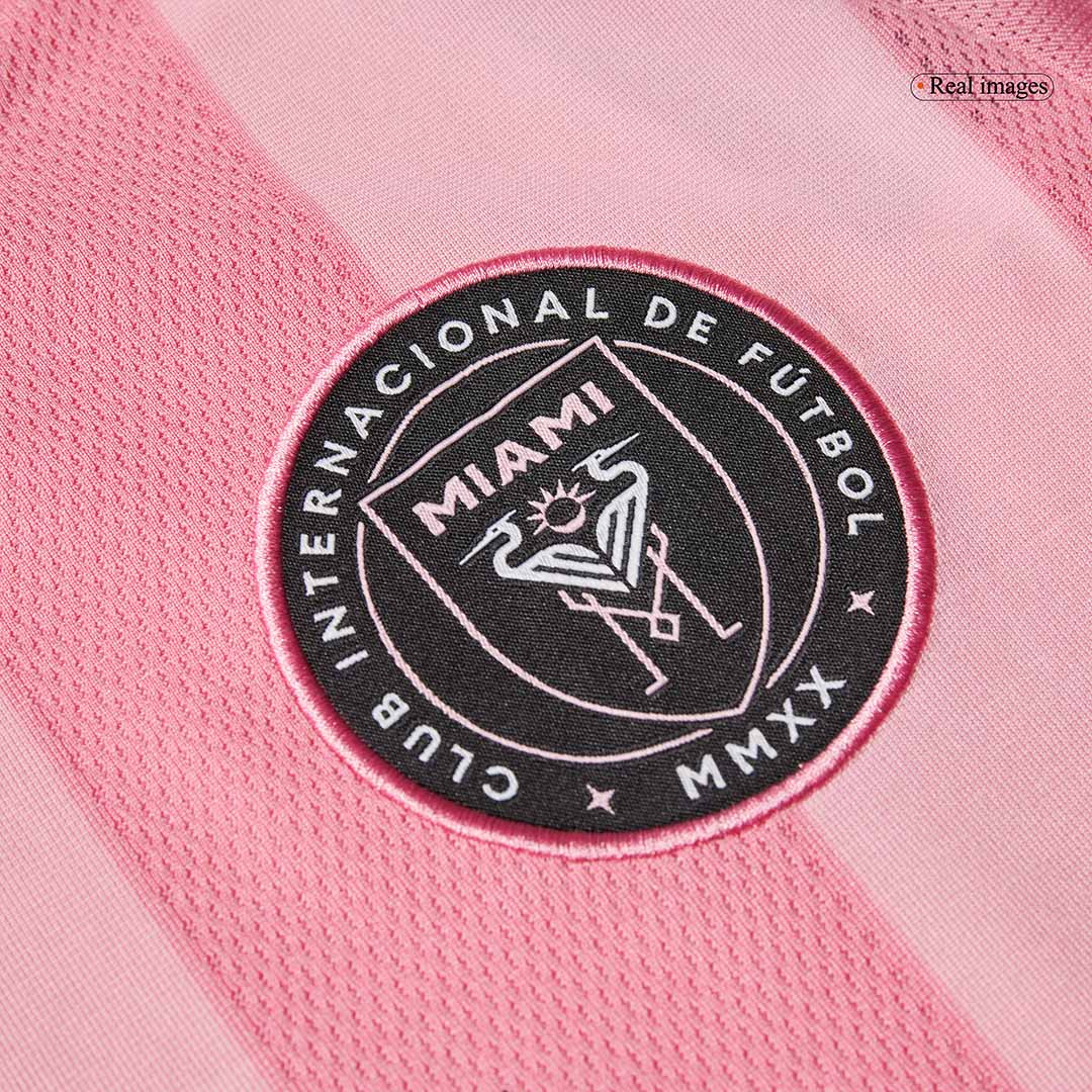 Inter Miami Otthoni Soccer Mez Készlet(Mez+Rövidnadrág) 2025 Rózsaszín