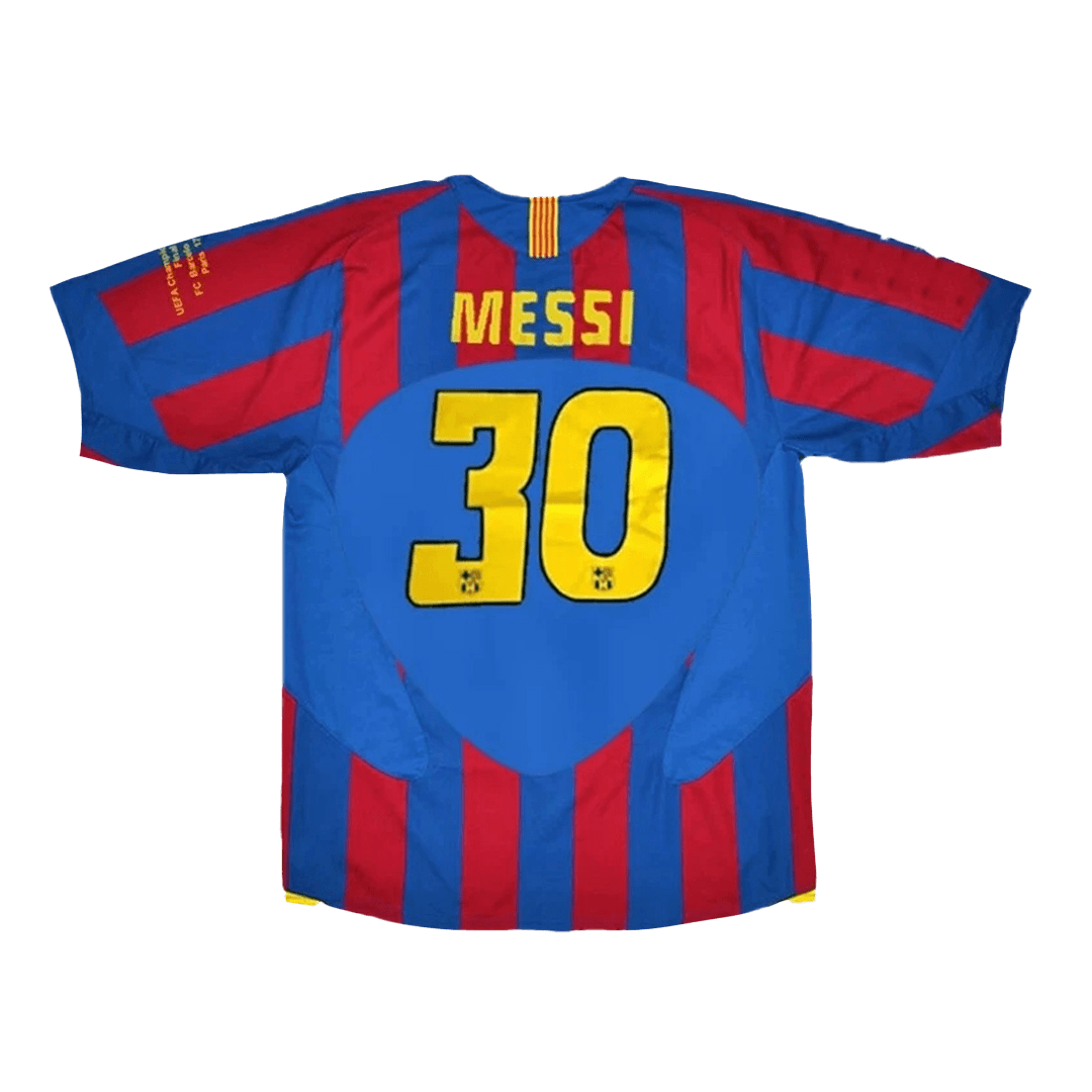 MESSI #30 Barcelona Otthon Retro Futball Mez 2005/06 2025/26
