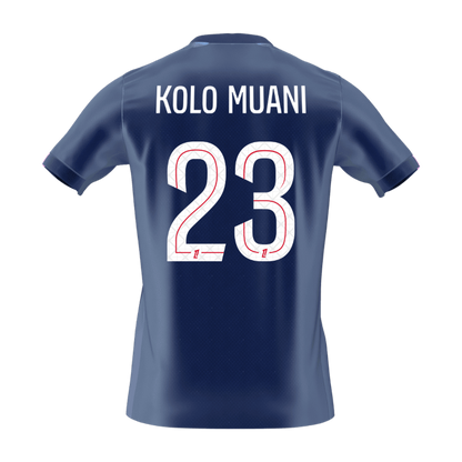 KOLO MUANI #23 PSG Hazai Futball Mez 2025/26 Sötétkék
