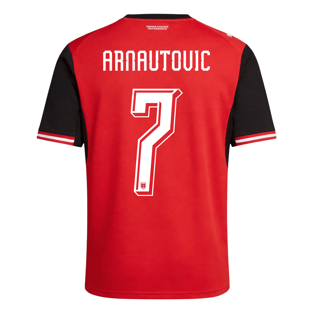 ARNAUTOVIC #7 Ausztria Hazai Mez Világbajnoki 2026 Piros