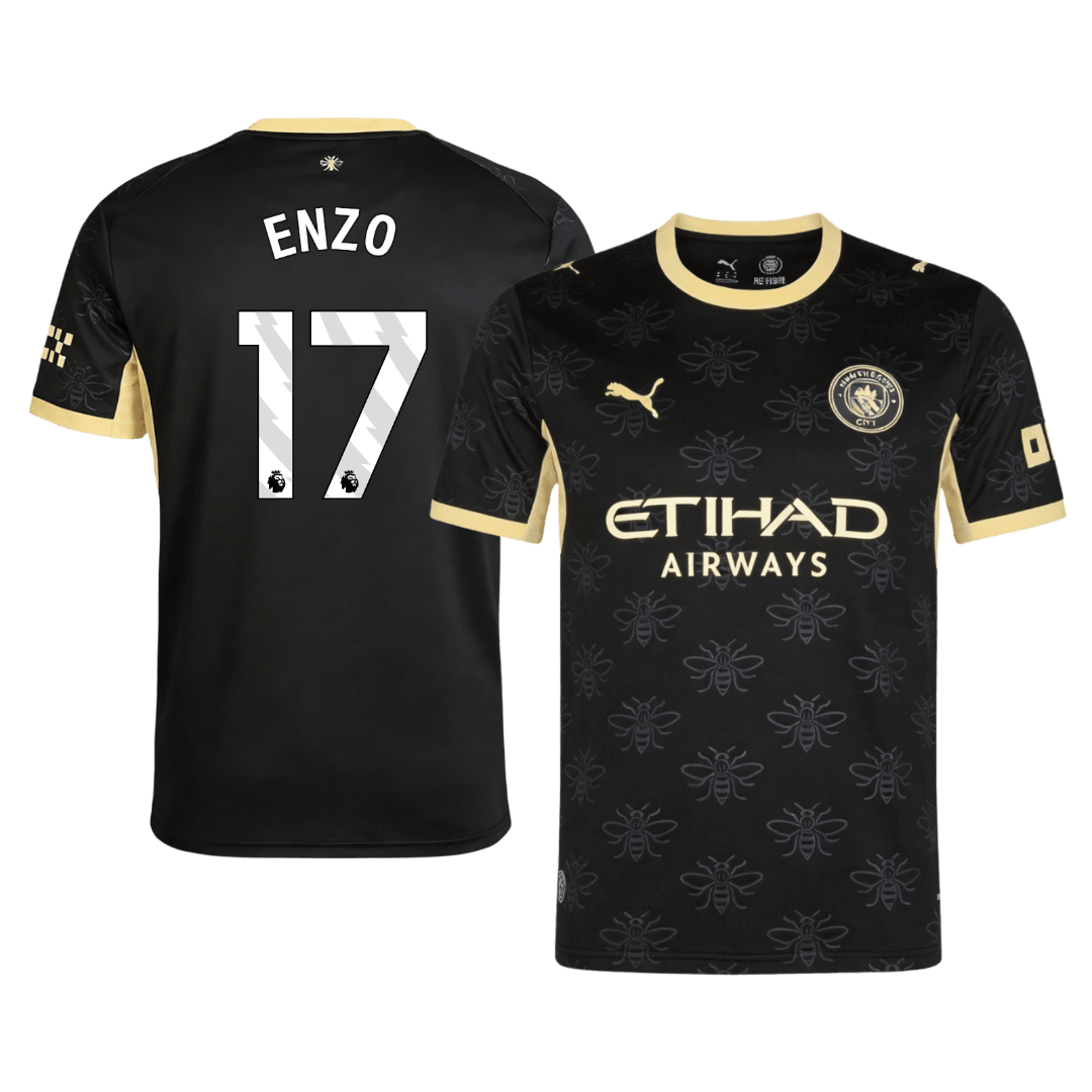 ENZO #17 Manchester City Idegenbeli Mez 2026/27 Fekete