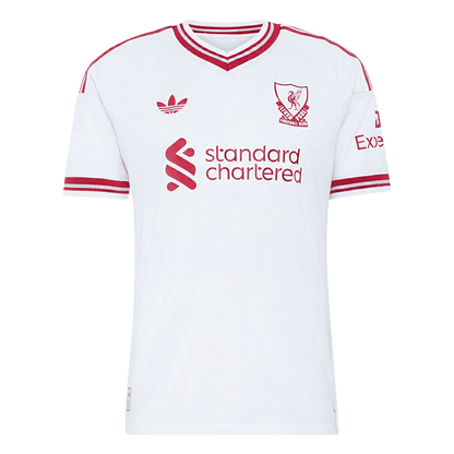 SZOBOSZLAI #8 Liverpool Játékos Verzió Idegenbeli Mez 2026/27 Fehér - UCL