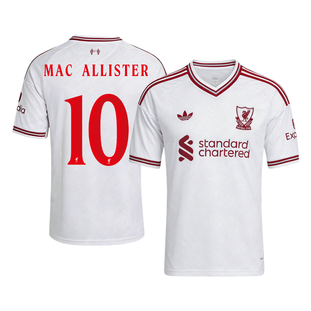 MAC ALLISTER #10 Liverpool Idegenbeli Mez 2026/27 Fehér