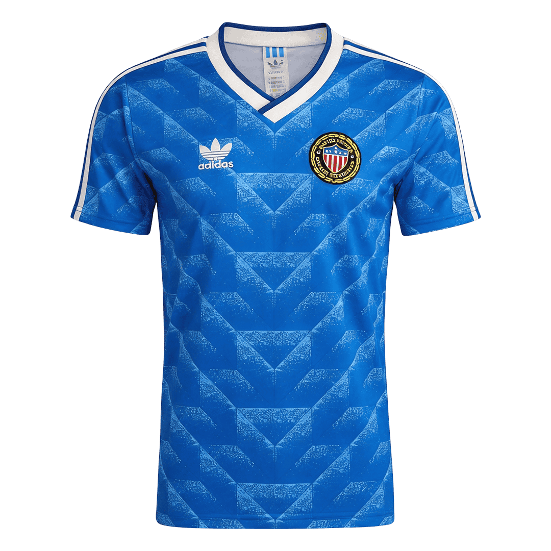 USA Idegenbeli Retro Futball Mez 1988 Kék