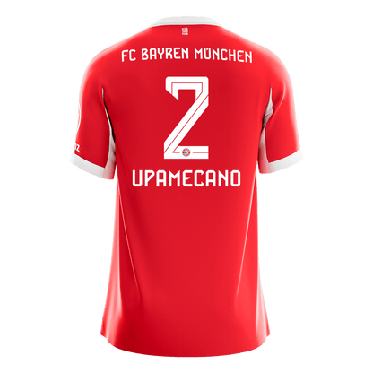 UPAMECANO #2 Bayern Munich Hazai Futball Mez 2025/26 Piros