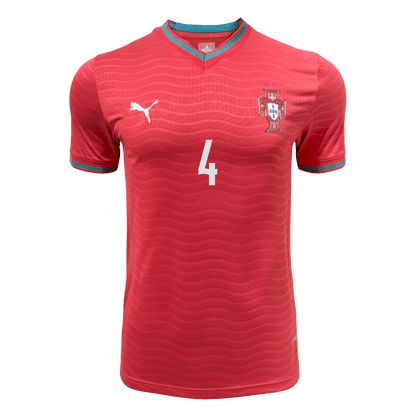 RÚBEN DIAS #4 Portugália Játékos Verzió Hazai Mez Világbajnoki 2026 Piros