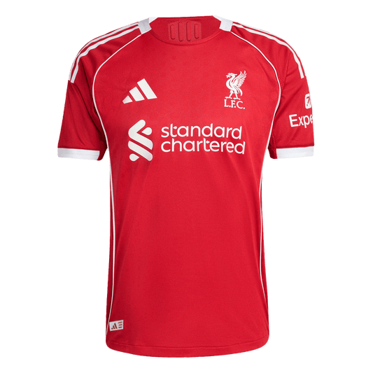 Játékos Liverpool Otthon Soccer Mez 25/26 Piros 2025/26