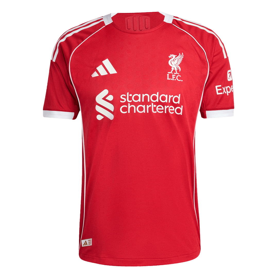 VIRGIL #4 Játékos Liverpool Otthon Soccer Mez 25/26 Piros