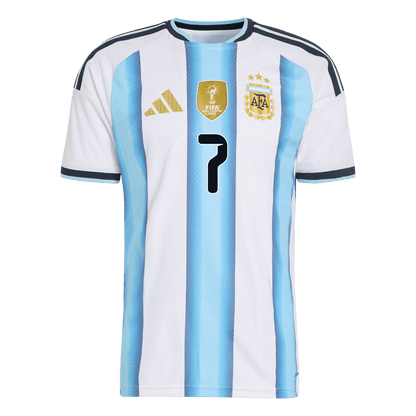 DE PAUL #7 Argentína Játékos Verzió Hazai Mez Világbajnoki 2026